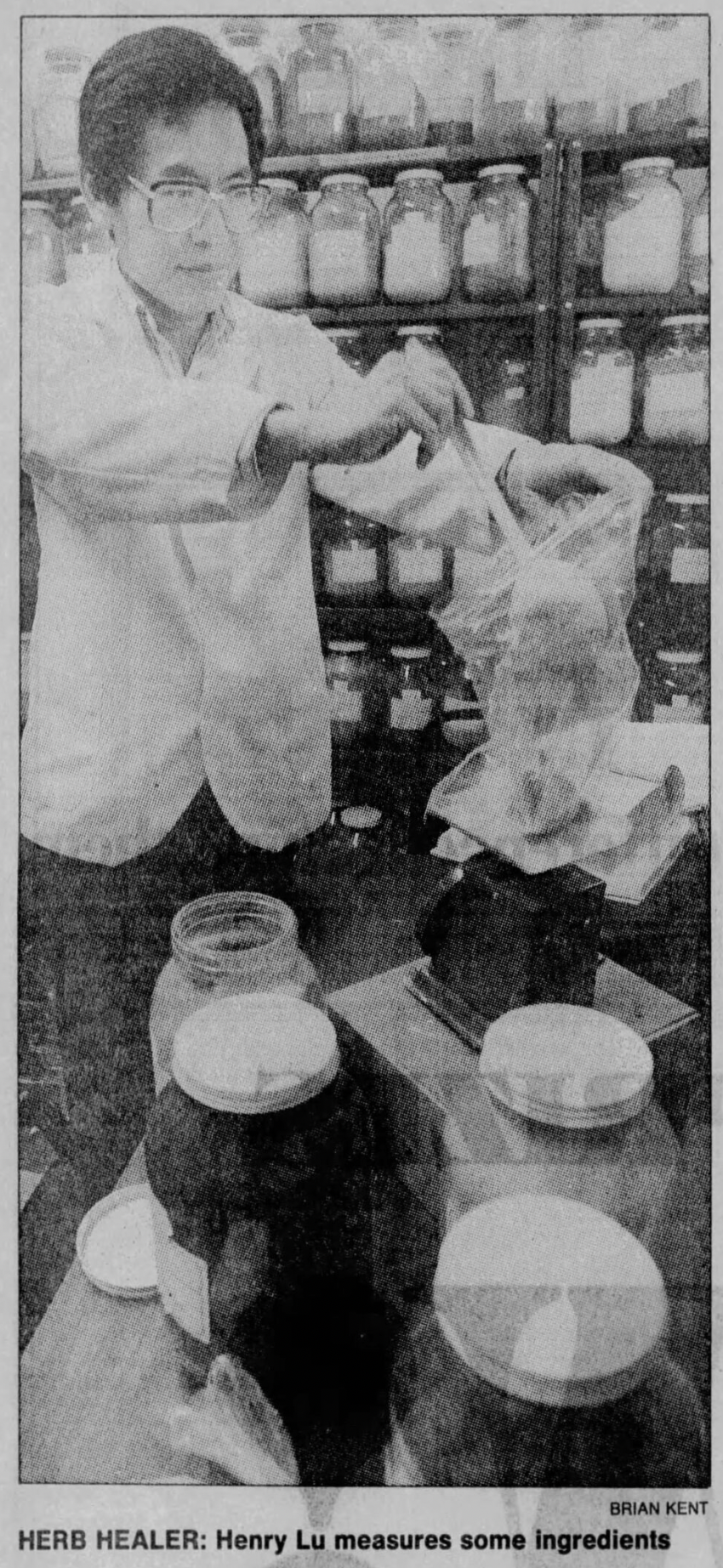 Dr Henry Lu June 22, 1991 The Vancouver Sun Herb healer